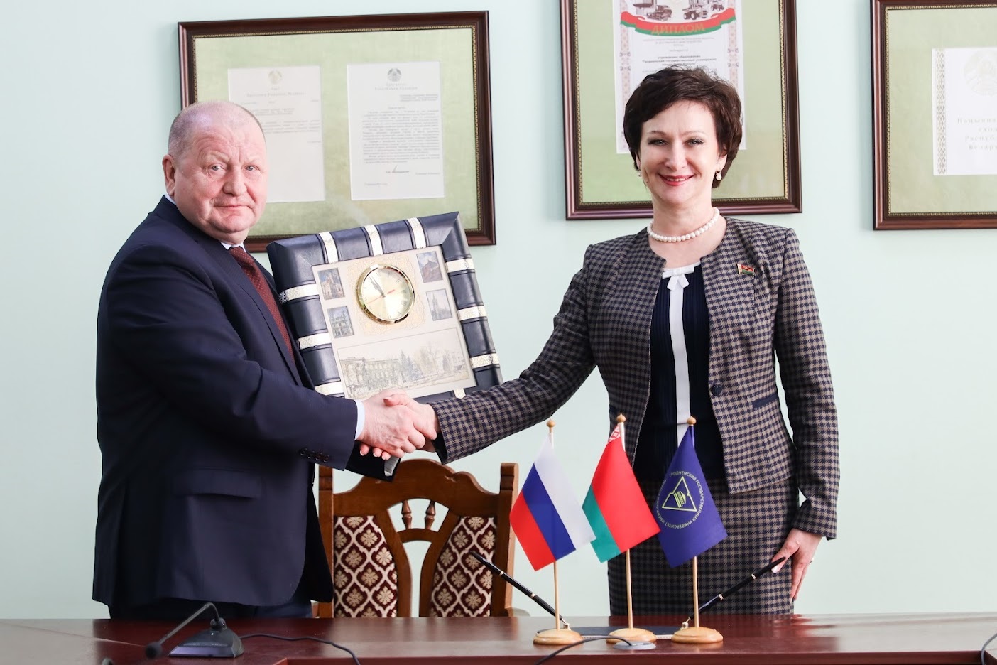 фото: Международное партнёрство: ГрГУ имени Янки Купалы и ОГУ имени И.С. Тургенева подписали договор о сотрудничестве